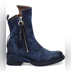 NEW A.S.98 Stratford Ankle Boot Midnight Leather Women’s Size EU 37 or 6.5 7 NIB